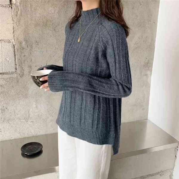 sweaters korean style loose women pullover casual half turtleneck long sleeve knit female jumpers solid basic sweater e7iu wyvb, White;black
sweaters korean style loose women pullover casual half turtleneck long sleeve knit female jumpers solid basic sweater e7iu wyvb, White;black