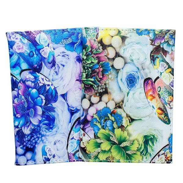 card holders blue flower soft pu leather fashion passport holder bag travel id credit ticket folder cover, Brown;gray
card holders blue flower soft pu leather fashion passport holder bag travel id credit ticket folder cover, Brown;gray
