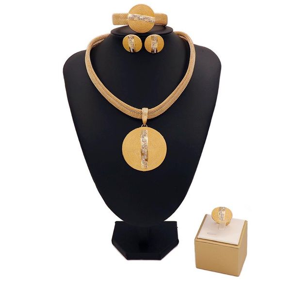 earrings & necklace 2021 fashion exquisite noble gold wholesale nigerian wedding women accessories jewelry set bran r003, Silver
earrings & necklace 2021 fashion exquisite noble gold wholesale nigerian wedding women accessories jewelry set bran r003, Silver