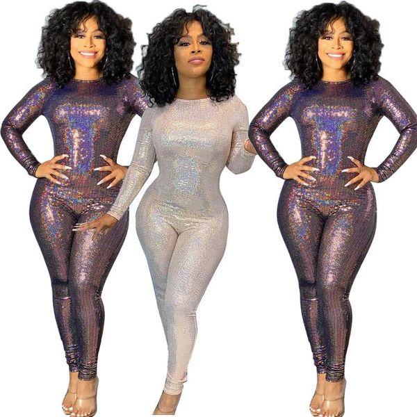 gym clothing autumn sequin fabric solid color illusion jumpsuit long-sleeved skinny body suits for women romper, White;black
gym clothing autumn sequin fabric solid color illusion jumpsuit long-sleeved skinny body suits for women romper, White;black