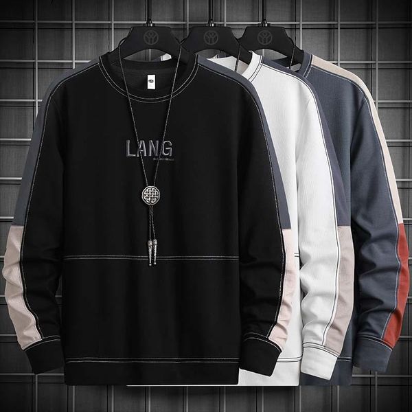 round collar sweater men's spring and autumn korean fashion long sleeve t-shirt base shirt casual wear hoodies & sweatshirts, Black
round collar sweater men's spring and autumn korean fashion long sleeve t-shirt base shirt casual wear hoodies & sweatshirts, Black