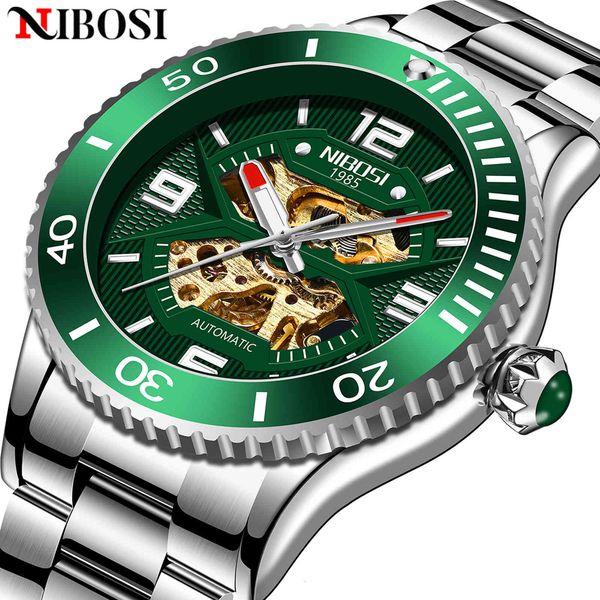 nibosi mode skeleton mechanische horloges alle stalen saffierglas automatische horloge waterdicht lichtgevende reloj hombre, Slivery;brown
nibosi mode skeleton mechanische horloges alle stalen saffierglas automatische horloge waterdicht lichtgevende reloj hombre, Slivery;brown