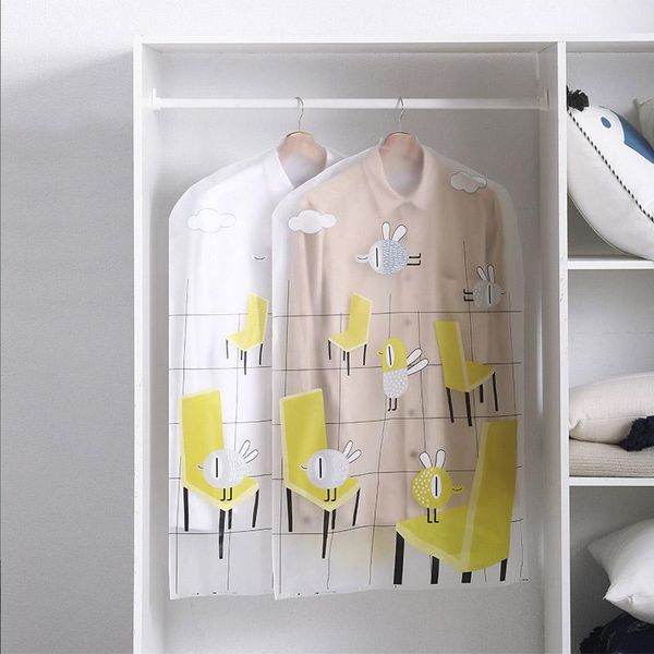 1pcs waterproof space-saving dustproof storage bags peva protector cloth bag clothing dust cover printed suit covers & wardrobe
1pcs waterproof space-saving dustproof storage bags peva protector cloth bag clothing dust cover printed suit covers & wardrobe