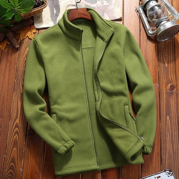 men's jackets autumn winter fleece jacket men outwear windbreak thermal sports male coats with zipper pocket, Black;brown
men's jackets autumn winter fleece jacket men outwear windbreak thermal sports male coats with zipper pocket, Black;brown