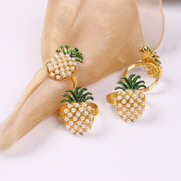napkin rings metal pearl pineapple ring western table decoration used for reception wedding banquet holiday party
napkin rings metal pearl pineapple ring western table decoration used for reception wedding banquet holiday party