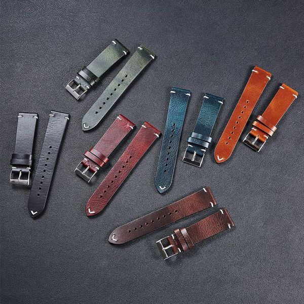 watch bands oil wax leather accessories 18mm 20mm 22mm vintage strap black blue brown 6 colors available handmade watchband, Black;brown
watch bands oil wax leather accessories 18mm 20mm 22mm vintage strap black blue brown 6 colors available handmade watchband, Black;brown