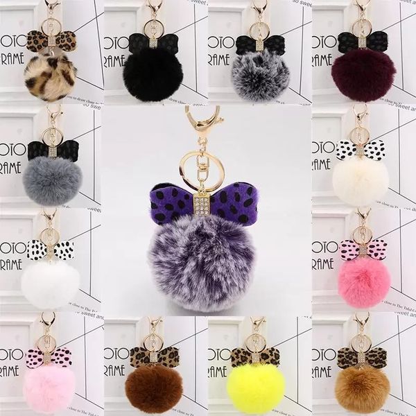 leopard print keychain charm fluffy faux rabbit fur ball women handbag pendants car key ring crystal bow jewelry, Blue
leopard print keychain charm fluffy faux rabbit fur ball women handbag pendants car key ring crystal bow jewelry, Blue