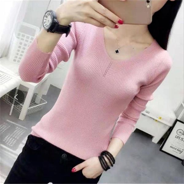women's sweaters long sleeve knitted sweater girl student sweet style daily commuting slim pullover stripe v-neck bottoming jumpers fem, White;black
women's sweaters long sleeve knitted sweater girl student sweet style daily commuting slim pullover stripe v-neck bottoming jumpers fem, White;black