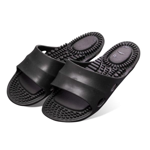 slippers large size men's bathroom home indoor slides foot massage flat flip flops light eva anti-skid, Black
slippers large size men's bathroom home indoor slides foot massage flat flip flops light eva anti-skid, Black