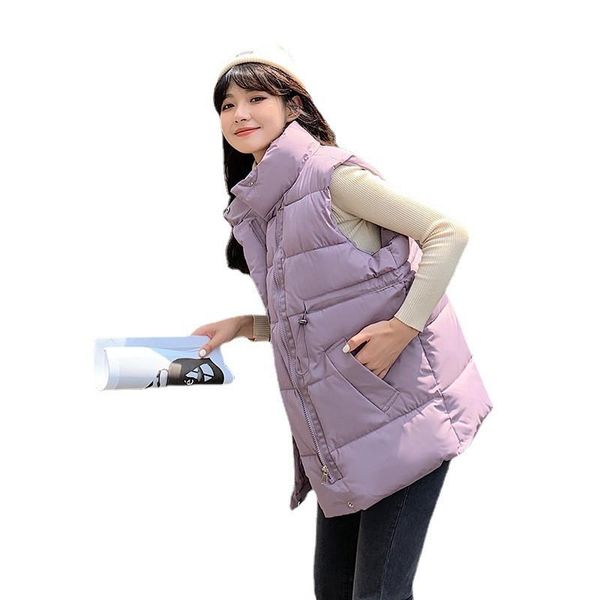 women's vests autumn winter cotton vest korean casual jacket slim short ladies padded waistcoat students sweet stand collar jackets lr1, Black;white
women's vests autumn winter cotton vest korean casual jacket slim short ladies padded waistcoat students sweet stand collar jackets lr1, Black;white