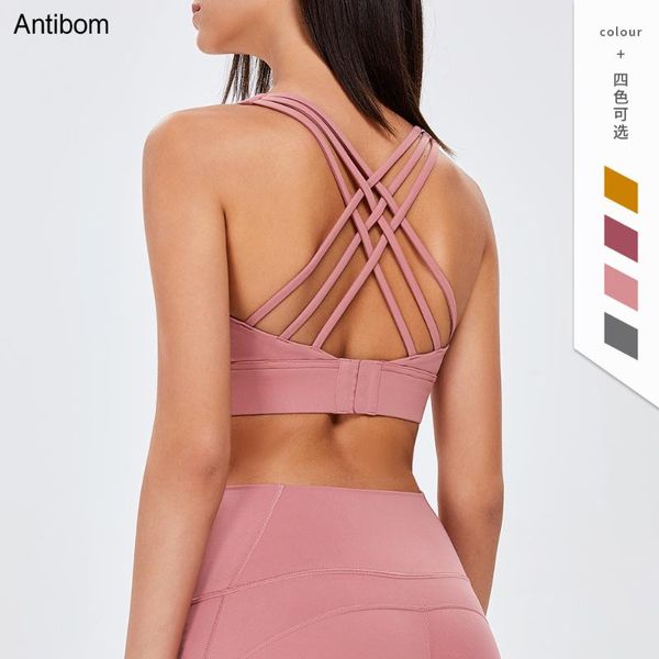 antibom sports bra strapy crop with pad high impact activewear adjustable band breathable quick-dry underwear summer solid yoga outfit
antibom sports bra strapy crop with pad high impact activewear adjustable band breathable quick-dry underwear summer solid yoga outfit