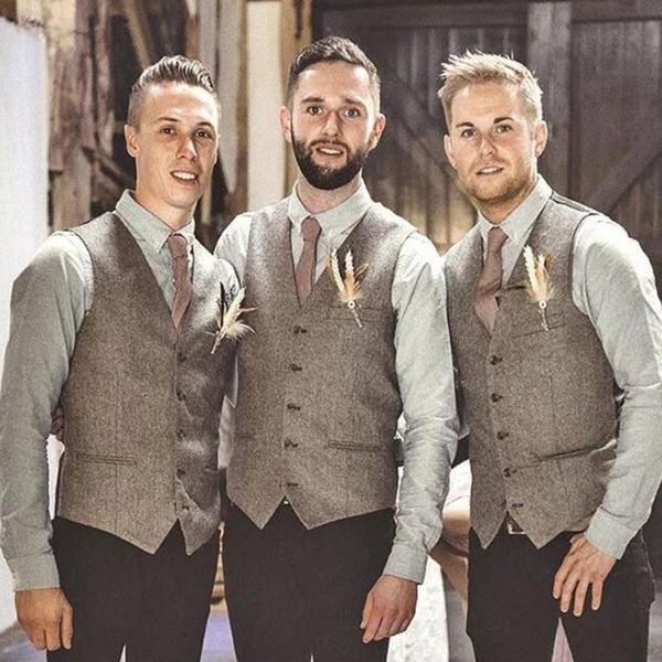 men's vests vest v neck brown herringbone fabric beckham business single breasted slim fit leisure cotton waistcoat wedding, Black;white
men's vests vest v neck brown herringbone fabric beckham business single breasted slim fit leisure cotton waistcoat wedding, Black;white