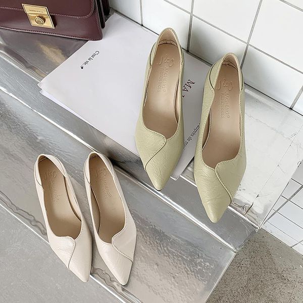 dress shoes women high heels pumps leather strange low med female scarpins office pointed toe zapatos tacon mujer u14-56, Black
dress shoes women high heels pumps leather strange low med female scarpins office pointed toe zapatos tacon mujer u14-56, Black