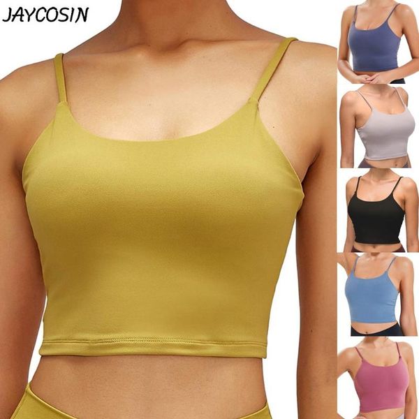 women's tanks & camis jaycosin summer solid color vest chest pad movement short tank sleeveless cami slim fit crop 2021, White
women's tanks & camis jaycosin summer solid color vest chest pad movement short tank sleeveless cami slim fit crop 2021, White