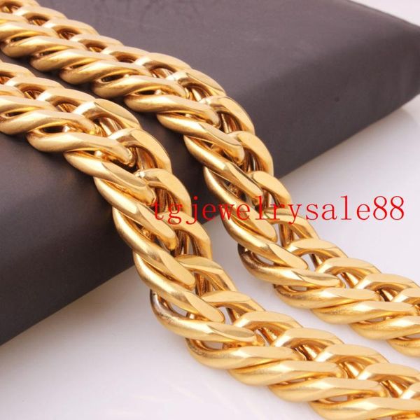 perfect 16mm wide gold color stainless steel cuban curb link chain biker mens womens trendy bracelet or necklace 7-40inch chains, Silver
perfect 16mm wide gold color stainless steel cuban curb link chain biker mens womens trendy bracelet or necklace 7-40inch chains, Silver