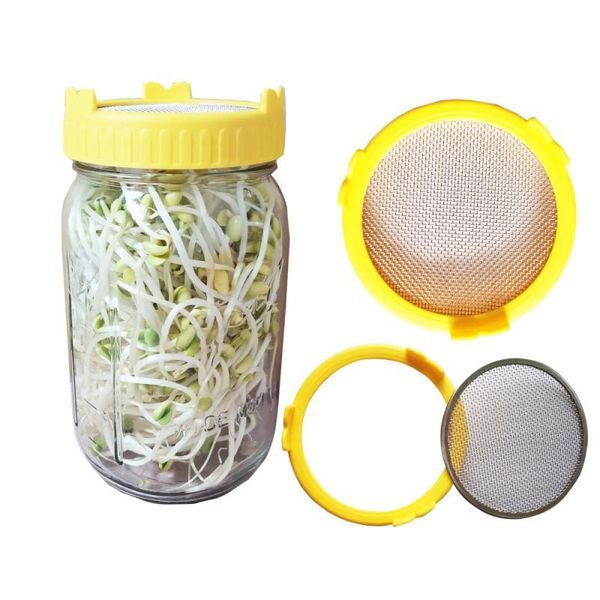 planters & pots 1pcs wide mouth plastic mason jar sprouting lid food grade mesh sprout cover for seed sprouter germinator garden tool 7 colo
planters & pots 1pcs wide mouth plastic mason jar sprouting lid food grade mesh sprout cover for seed sprouter germinator garden tool 7 colo