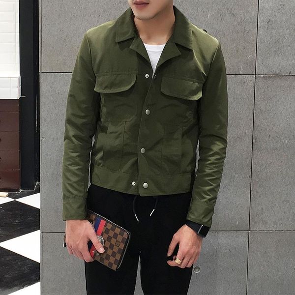 men's jackets korea 2021 jacket men fashion casual multi-pocket slim sportswear bomber mens and coats m- xxl, Black;brown
men's jackets korea 2021 jacket men fashion casual multi-pocket slim sportswear bomber mens and coats m- xxl, Black;brown