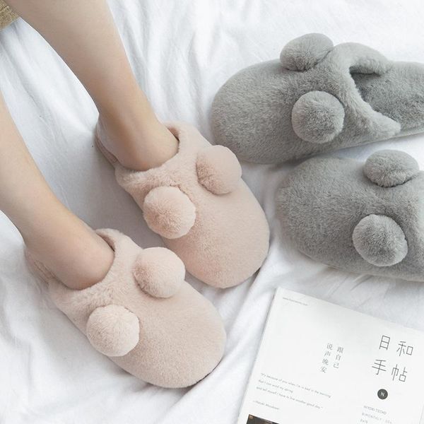 winter home soft bottom women's slippers fashion cute plush couple indoor comfortable non-slip warm, Black
winter home soft bottom women's slippers fashion cute plush couple indoor comfortable non-slip warm, Black