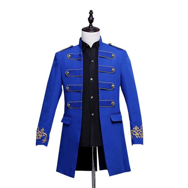 men's jackets mens long jacket coats groom wedding clothes prom singer dancer performance stage king prince costumes uniform stand coll, Black;brown
men's jackets mens long jacket coats groom wedding clothes prom singer dancer performance stage king prince costumes uniform stand coll, Black;brown