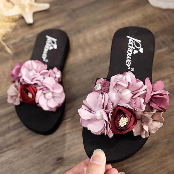 slippers 3cm high heel women's summer non-slip outdoor flip flops female big flower fashion wear beach sandals home, Black
slippers 3cm high heel women's summer non-slip outdoor flip flops female big flower fashion wear beach sandals home, Black