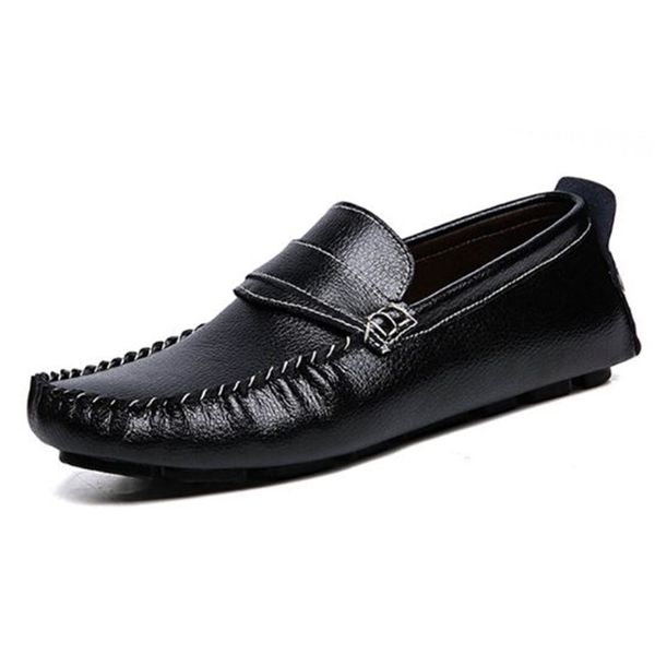 dress shoes men's genuine leather soft loafer big size official man car driving shoe trip leisure comfortable for men zy468, Black
dress shoes men's genuine leather soft loafer big size official man car driving shoe trip leisure comfortable for men zy468, Black