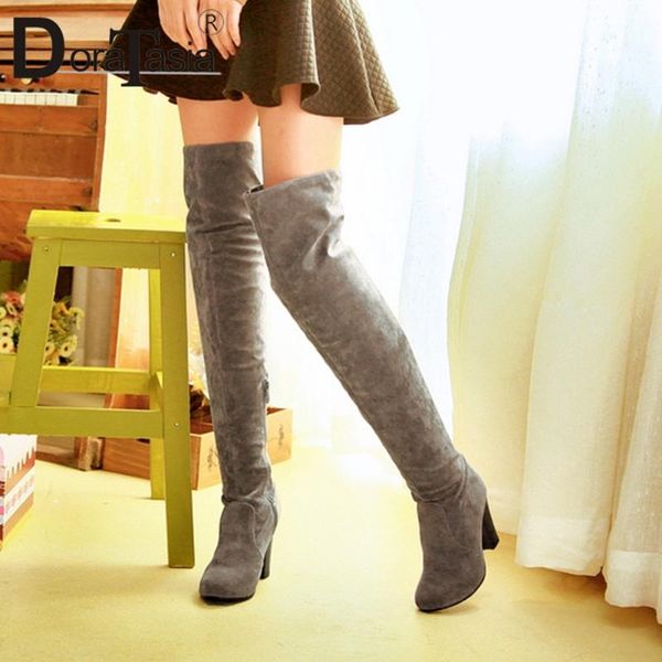 boots doratasia classic ladies elegant flock long high heels women street knee shoes woman, Black
boots doratasia classic ladies elegant flock long high heels women street knee shoes woman, Black