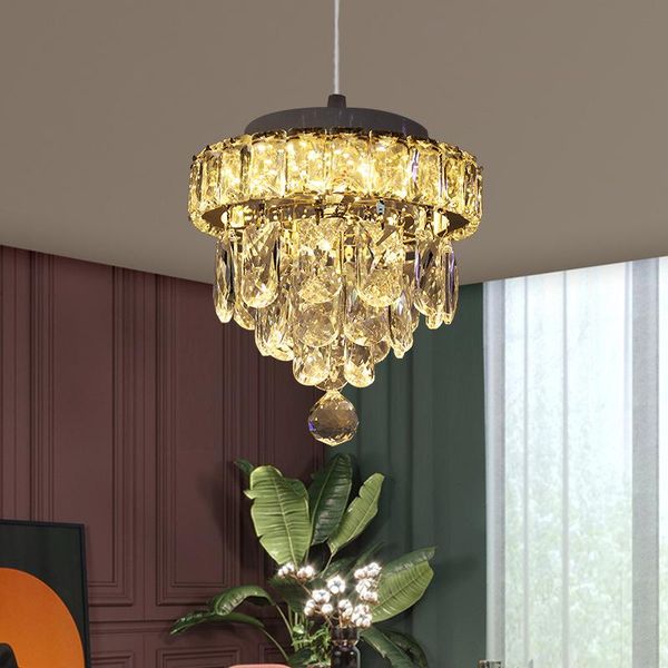 pendant lamps modern crystal chandelier corridor balcony light glass ceiling for living room dining decoration
pendant lamps modern crystal chandelier corridor balcony light glass ceiling for living room dining decoration