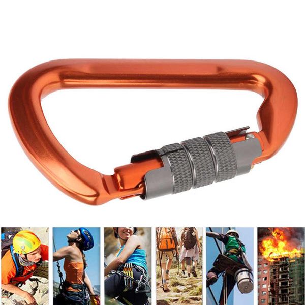 cords, slings and webbing professional durable aviation aluminum auto lock d-shape carabiner safe for outdoor climbing camping
cords, slings and webbing professional durable aviation aluminum auto lock d-shape carabiner safe for outdoor climbing camping