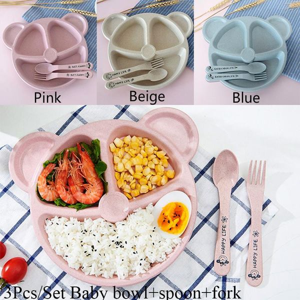 pieces/set of baby bowl + spoon fork feeding tableware cartoon bear children anti-scalding plate bowls
pieces/set of baby bowl + spoon fork feeding tableware cartoon bear children anti-scalding plate bowls