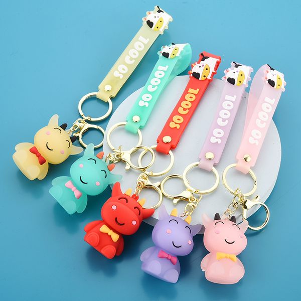 2021 fashion keychain new year of the ox cartoon calf mascot doll creative cow key chain backpack car pendant, Slivery;golden
2021 fashion keychain new year of the ox cartoon calf mascot doll creative cow key chain backpack car pendant, Slivery;golden