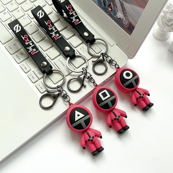 squid game korean keychain toy soft plastic three-dimensional doll accessories key ring pendant
squid game korean keychain toy soft plastic three-dimensional doll accessories key ring pendant