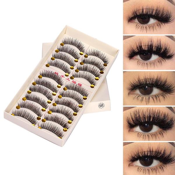 false eyelashes shidi shangpin 3d naturally curled 10 pairs handmade beauty tool fake eye lashes eyes makeup cosmetics tslm1
false eyelashes shidi shangpin 3d naturally curled 10 pairs handmade beauty tool fake eye lashes eyes makeup cosmetics tslm1