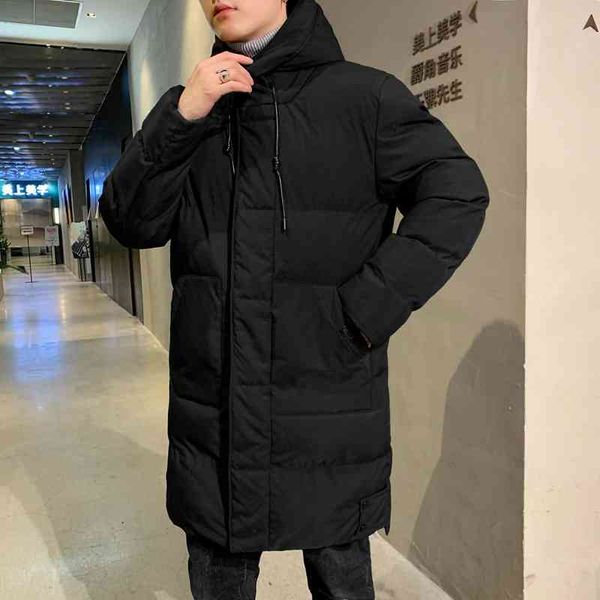 men's trend long coat winter large men's pie overcom leisure hooded thickened cotton clothing men, Black
men's trend long coat winter large men's pie overcom leisure hooded thickened cotton clothing men, Black