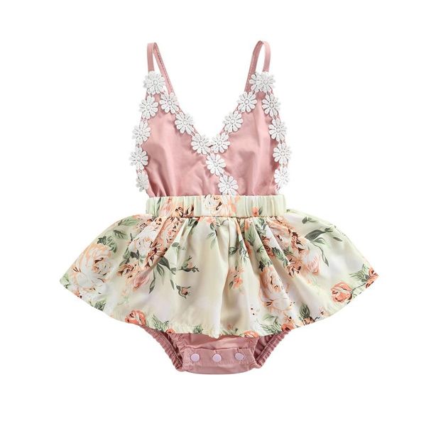 clothing sets baby floral print short romper, girls sleeveless backless v-neck sling jumpsuit for summer, White
clothing sets baby floral print short romper, girls sleeveless backless v-neck sling jumpsuit for summer, White