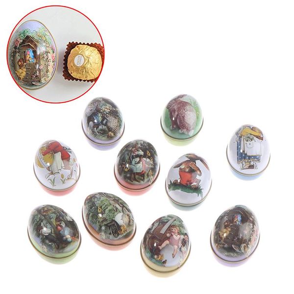 gift wrap 1pc cute metal easter egg shaped candy tin printing for festival chocolate party decoration
gift wrap 1pc cute metal easter egg shaped candy tin printing for festival chocolate party decoration
