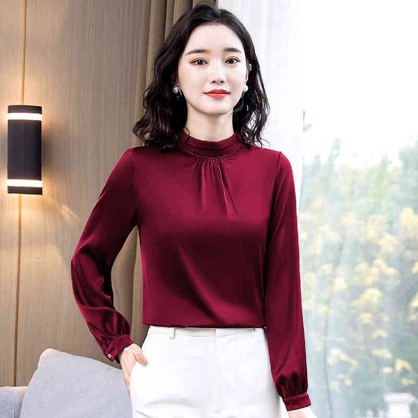 korean silk blouse women satin s woman white shirts long sleeve plus size shirt 210427
korean silk blouse women satin s woman white shirts long sleeve plus size shirt 210427
