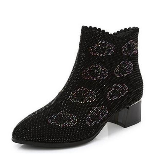 boots fashion microfiber rhinestones shoes women's thick with high heels elegant warm woman winter large size ebd6, Black
boots fashion microfiber rhinestones shoes women's thick with high heels elegant warm woman winter large size ebd6, Black
