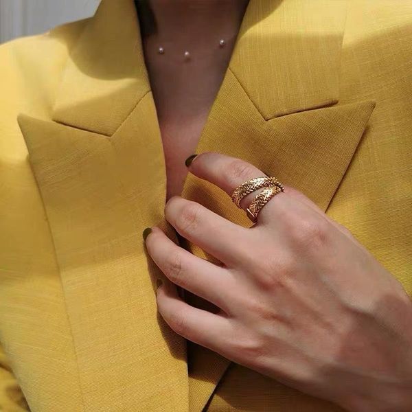cluster rings japanese french style simple snake bone soft chain clockwork double iayer copper iadies trend ring jewelry, Golden;silver
cluster rings japanese french style simple snake bone soft chain clockwork double iayer copper iadies trend ring jewelry, Golden;silver
