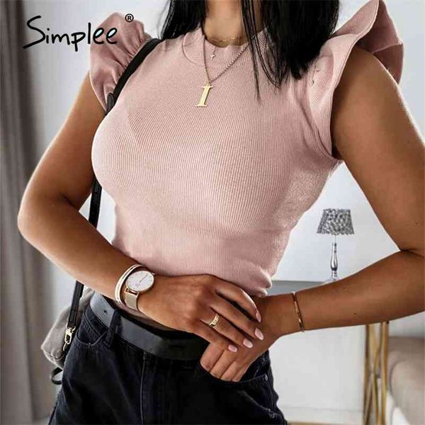 simplee casual solid shirt women elegant ruffle sleeve high street shirt slim o neck office blouse ladies 210401, White
simplee casual solid shirt women elegant ruffle sleeve high street shirt slim o neck office blouse ladies 210401, White