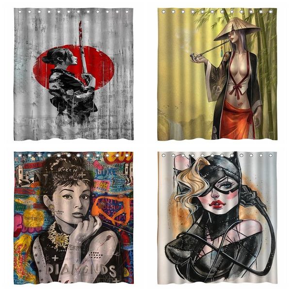 shower curtains japanese geisha sword soldier pipe girl cat woman female art series by ho me lili curtain bathroom decor
shower curtains japanese geisha sword soldier pipe girl cat woman female art series by ho me lili curtain bathroom decor