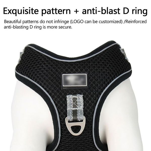 dog collars & leashes large harness vest breathable pull training adjustable reflective pet harnesses for pitbull labrador
dog collars & leashes large harness vest breathable pull training adjustable reflective pet harnesses for pitbull labrador