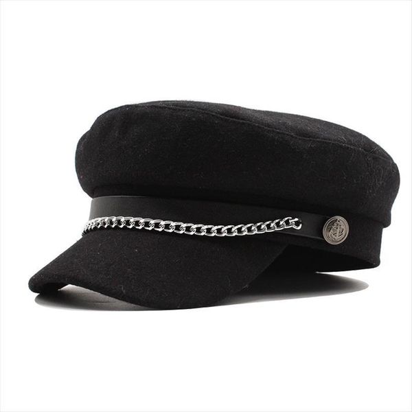 autumn winter chain wool military berets for women female flat army cap salior hat black girl ladies travel painters, Blue;gray
autumn winter chain wool military berets for women female flat army cap salior hat black girl ladies travel painters, Blue;gray
