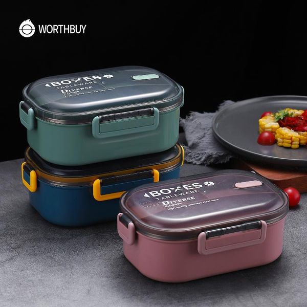 dinnerware sets worthbuy japanese 18/8 stainless steel lunch box for kids school leak-proof bento with compartment storage container
dinnerware sets worthbuy japanese 18/8 stainless steel lunch box for kids school leak-proof bento with compartment storage container