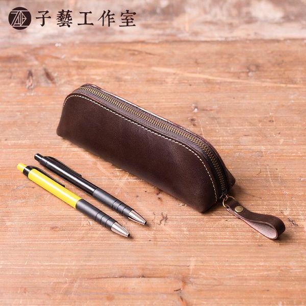 handmade genuine leather pen bag cowhide pencil vintage retro style accessories for traveler's notebook bd90 bags
handmade genuine leather pen bag cowhide pencil vintage retro style accessories for traveler's notebook bd90 bags