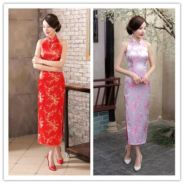 ethnic clothing long pink brocade cheongsam, split t-stage show party self-cultivation, retro and modern classic cheongsam, Red
ethnic clothing long pink brocade cheongsam, split t-stage show party self-cultivation, retro and modern classic cheongsam, Red