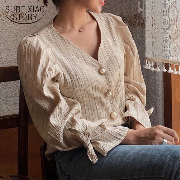 autumn korean retro elegance casual loose sweet solid pearls vintage all match chic fresh women shirts 9970 210527, White
autumn korean retro elegance casual loose sweet solid pearls vintage all match chic fresh women shirts 9970 210527, White