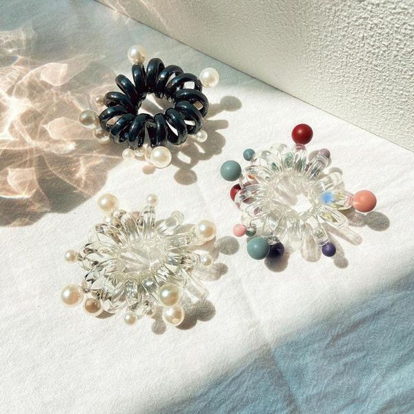 3pcs/set transparent elastic rubber bands white colorful seamless pearl head ring simple tie band hair accessories1
3pcs/set transparent elastic rubber bands white colorful seamless pearl head ring simple tie band hair accessories1