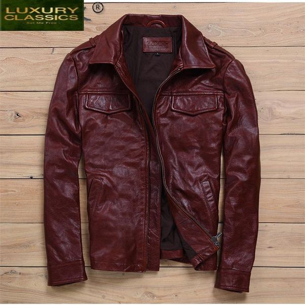 men's leather & faux natural genuine jacket men autumn winter jackets streetwear motorcycle 100% real cow coat male l007, Black
men's leather & faux natural genuine jacket men autumn winter jackets streetwear motorcycle 100% real cow coat male l007, Black