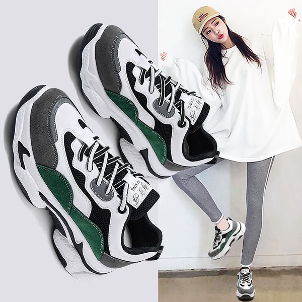 four seasons new ins trend running shoes women's mesh korean zhixun dad casual fashion sports
four seasons new ins trend running shoes women's mesh korean zhixun dad casual fashion sports
