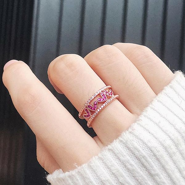 fashion wedding jewelry rings for women luxury ladies engagement party creative heart cutout crystal zircon ring cluster, Golden;silver
fashion wedding jewelry rings for women luxury ladies engagement party creative heart cutout crystal zircon ring cluster, Golden;silver